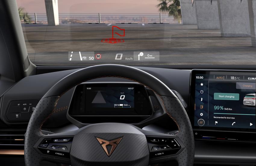 Cupra Born Innenraum Head-up-Display