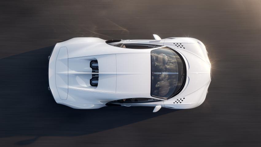 Bugatti Chiron Super Sport von oben
