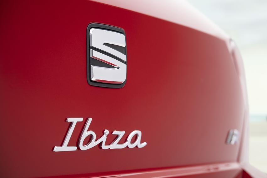Seat Ibiza Heck Detail Modellschriftzug