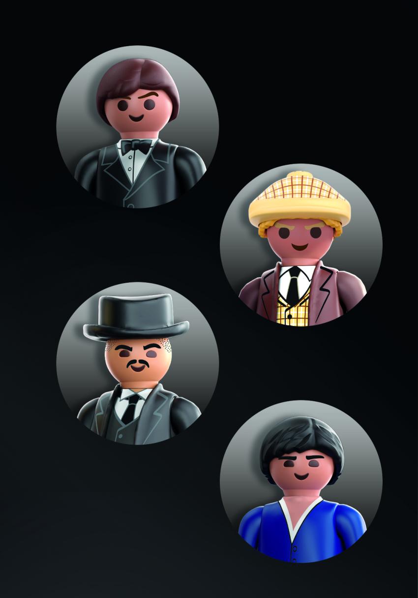 Playmobil Aston Martin DB5 James Bond, Auric Goldfinger, Oddjob