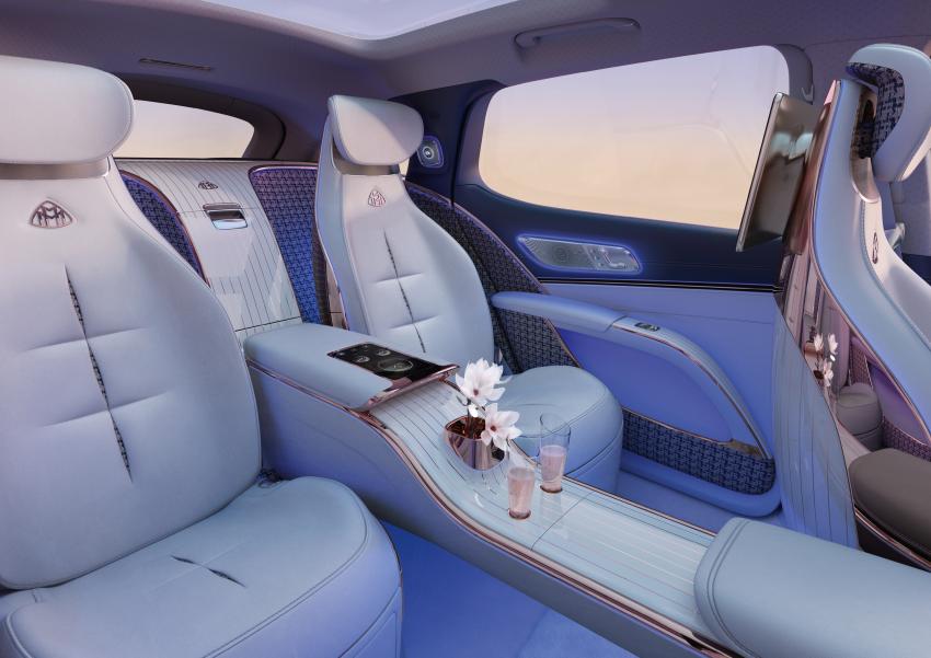 Mercedes-Maybach Concept EQS Fond-Bereich