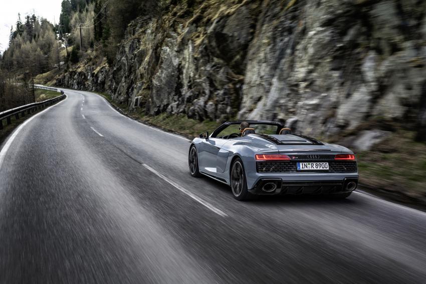 Audi R8 V10 performance RWD Spyder Heck