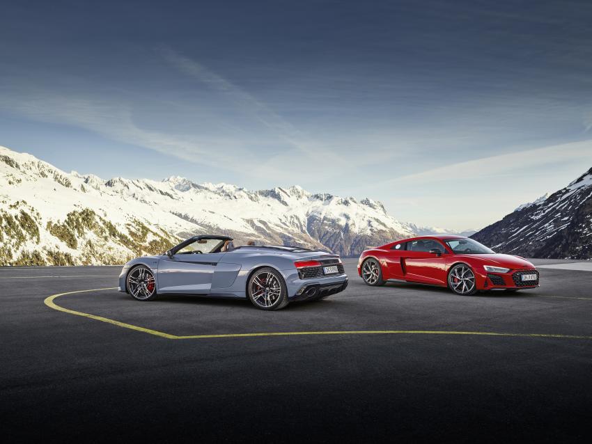 Audi R8 V10 performance RWD und Audi R8 V10 performance RWD Spyder