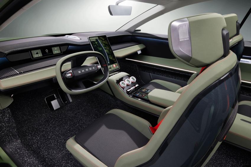 Skoda Vision 7S Cockpit