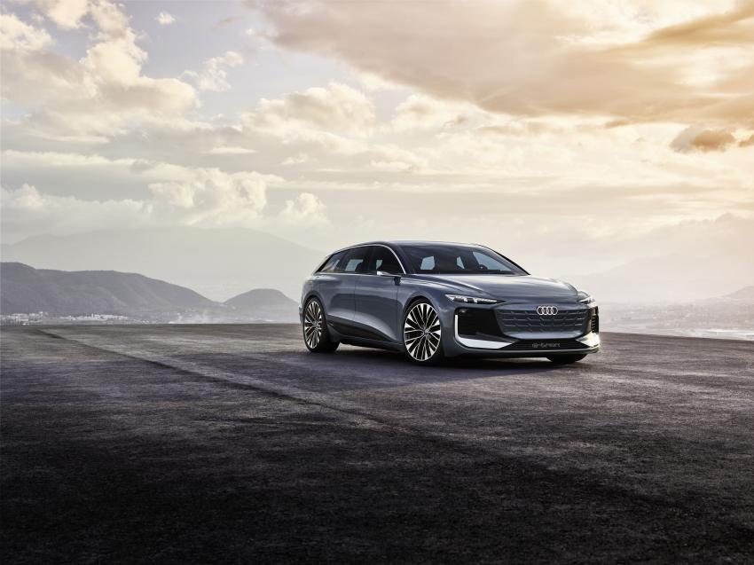 Audi A6 e-tron concept Front/Seite