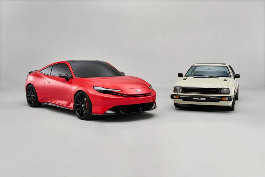 Honda Prelude neu und alt