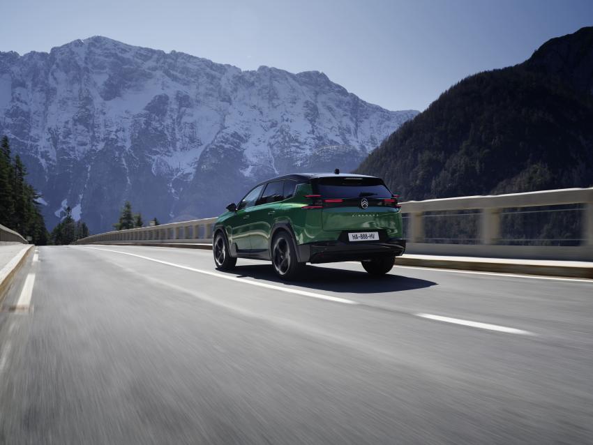 Citroën C5 Aircross Heck/Seite in Fahrt