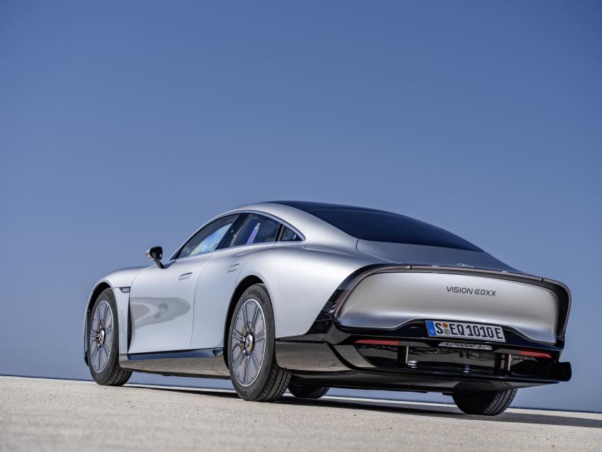Mercedes-Benz EQXX Heck/Seite