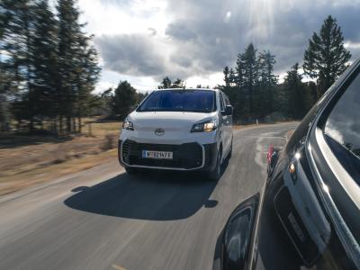 Fahraufnahme Toyota Proace