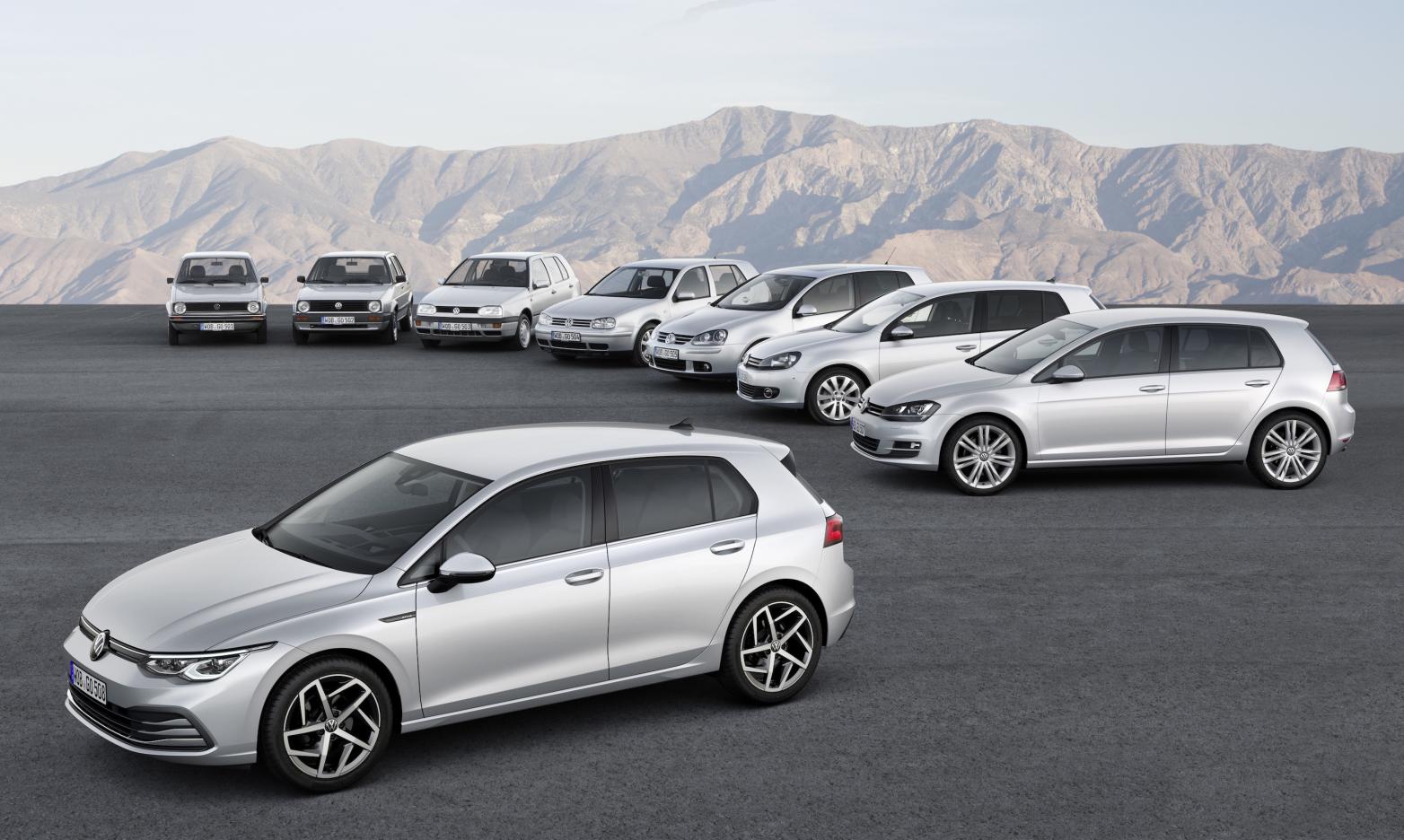 VW Golf 1 bis 8